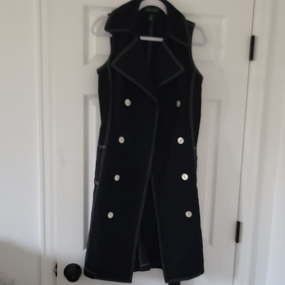 Ralph Lauren Black Cotton Vest